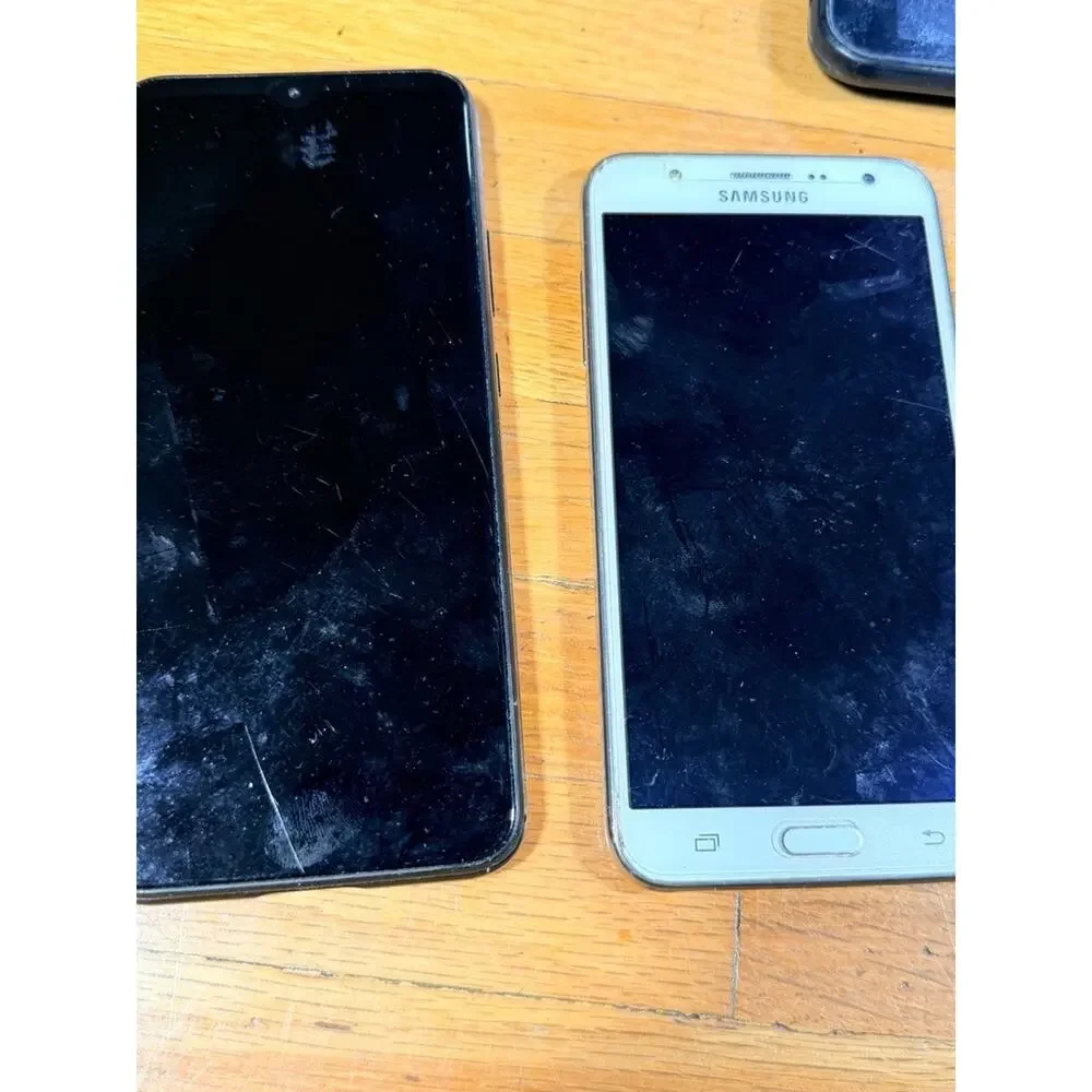Lot of 7 Android Phones & Tablet Samsung Motorola ZTE XMobile Parts Repair